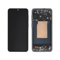 Ecran Complet Gris OLED Galaxy A57 5G (A576B) (Avec châssis)