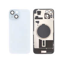 Vitre Arrière Bleue iPhone 15 Plus (Avec MagSafe) (Sans Logo)